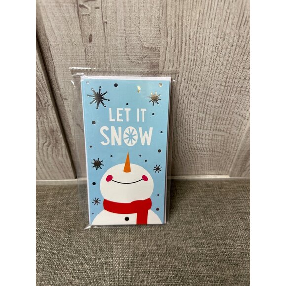Christmas Greeting Cards w/ Envelopes Reindeer Santa & Money Gift Cards Snowman - Picture 6 of 6
